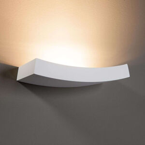 Dizajnové nástenné svietidlo biela omietka - Leander