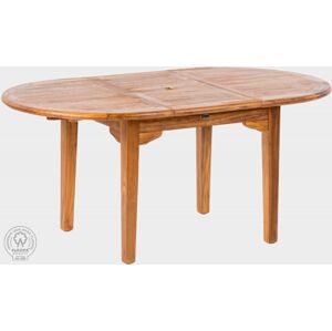 FaKOPA s. r. o. ELEGANTE - rozkladací oválný teakový stôl 120 x 200-300 cm, teak