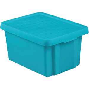 CURVER Úložný box s vekom 16L - modrý