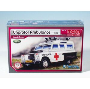 Monti 3Unprofor Ambulancia Land Rover Stavebnica 1: 3 v krabici 22x15x6cm