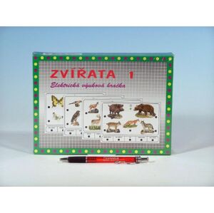 Zvieratá 1 spoločenská hra na batérie v krabici 22x16x3cm
