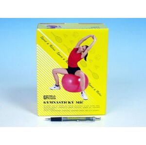 Mix hračky Gymnastický míč relaxační 65cm v krabici červená