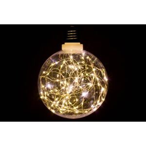 Nexos 57385 Vianočná dekorácia - žiarovka - 80 LED teple biela