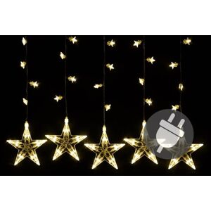Nexos 28705 Vianočné dekorácie - Svietiace hviezdy - sada, 100 LED diód