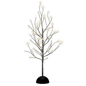 Nexos 64789 Dekoratívny LED svetelný strom s 32 LED, 40 cm - čierny