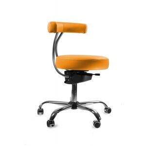 Spinergo MEDICAL Spinergo - aktívna stolička - oranžová, plast + textil + kov