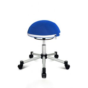 Topstar Topstar - aktivna stolička Sitness Halfball - modrá, plast + textil + kov