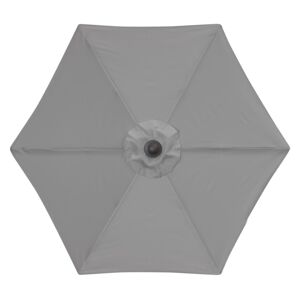 Derby Basic Lift NEO 180 cm – naklápací slnečník s kľukou svetlo šedý (kód farby 827), 100% polyester