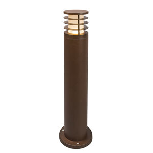 Vonkajšia lampa majáková tyč 65 cm hrdzavej farby