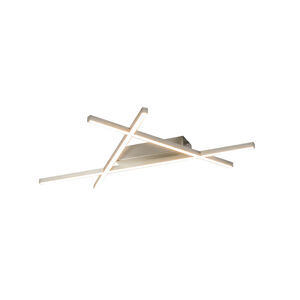 Dizajnová oceľ pafonniere vrátane LED - trojuholník Mikado