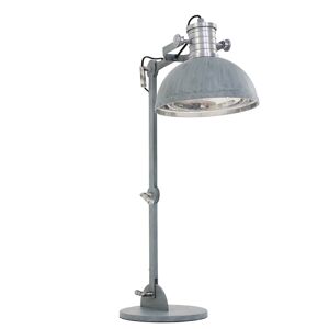 Priemyselná stolová lampa šedá - Daryl