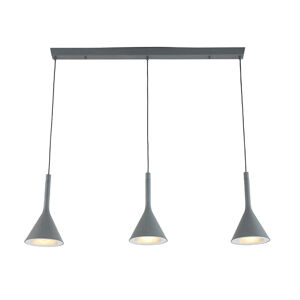 Moderná závesná lampa sivá 3-svetlá - Carol