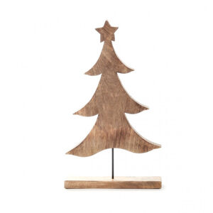 Vianočný stromček PINETO drevený s hviezdou 866635