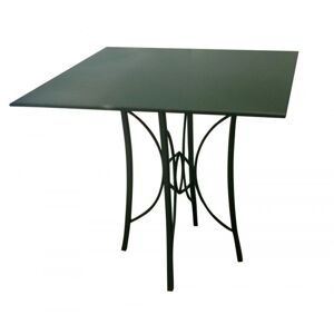 IRON-ART BRETAGNE - kovový stôl 80 x 80 cm - bez dosky, kov