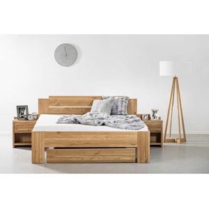 Ahorn GRADO - masívna dubová posteľ 160 x 190 cm, dub masív