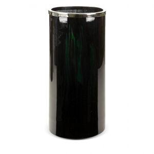 Váza CAPRI 04 čierna / zelená