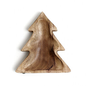 Podnos AMBRA drevený v tvare vianočného stromčeka 873541